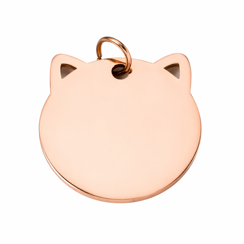 Hanger met gravure - Kat
