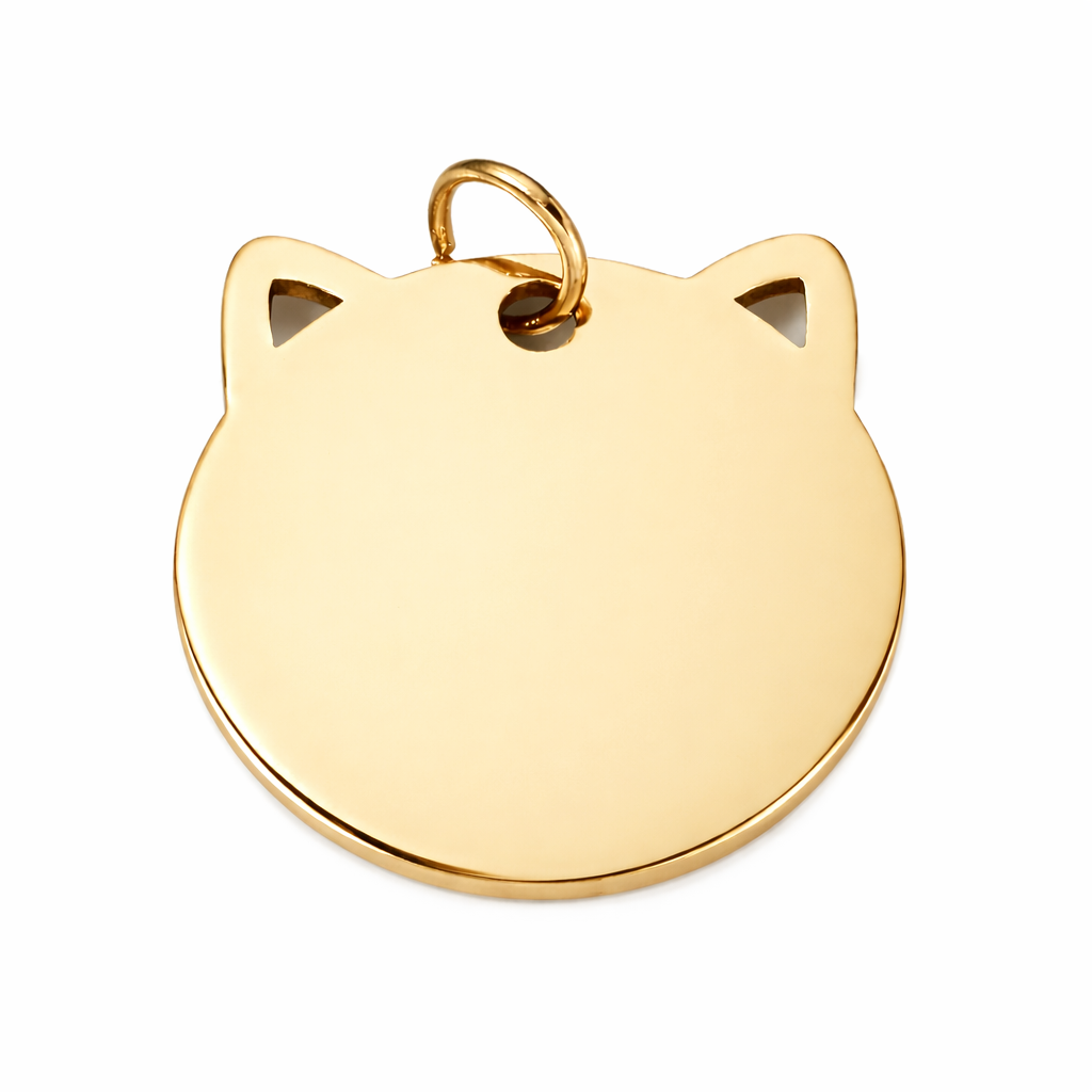 Hanger met gravure - Kat