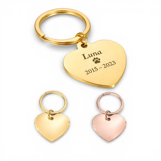 Sleutelhanger met gravure