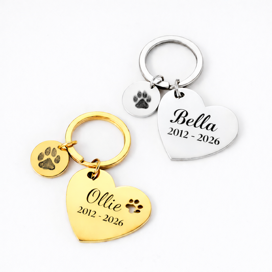 Sleutelhanger met gravure