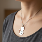 Hanger met gravure - Kat