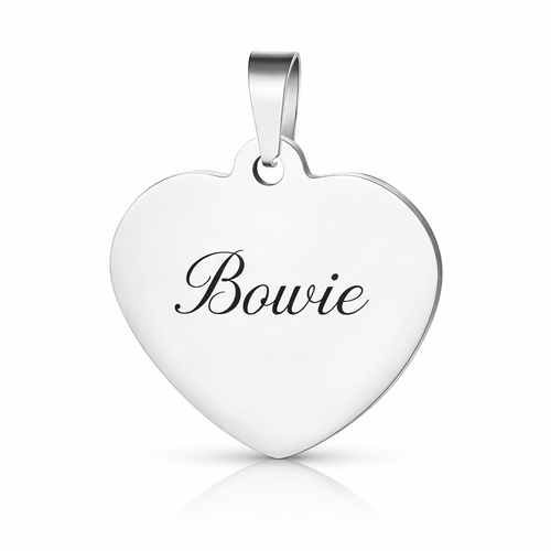 Hanger met gravure - 2.5 x 2.5 cm