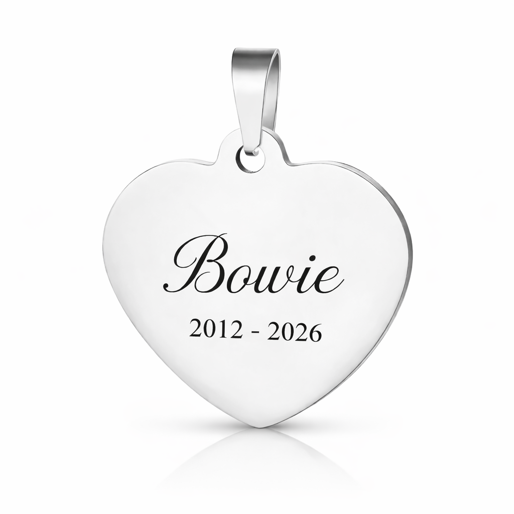 Hanger met gravure - 3.5 x 3.5 cm