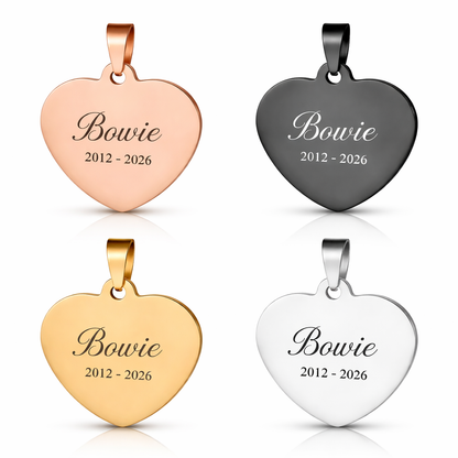 Hanger met gravure - 3.5 x 3.5 cm