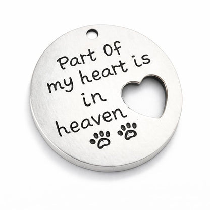 ronde hanger met tekst