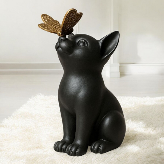 Herdenkingsbeeld voor kat - Herdenkings artikel - In memoriam - In liefdevolle herinnering - Aandenken aan kat - Memorial Beeld- Memorial cadeau - Beeld voor verlies kat
