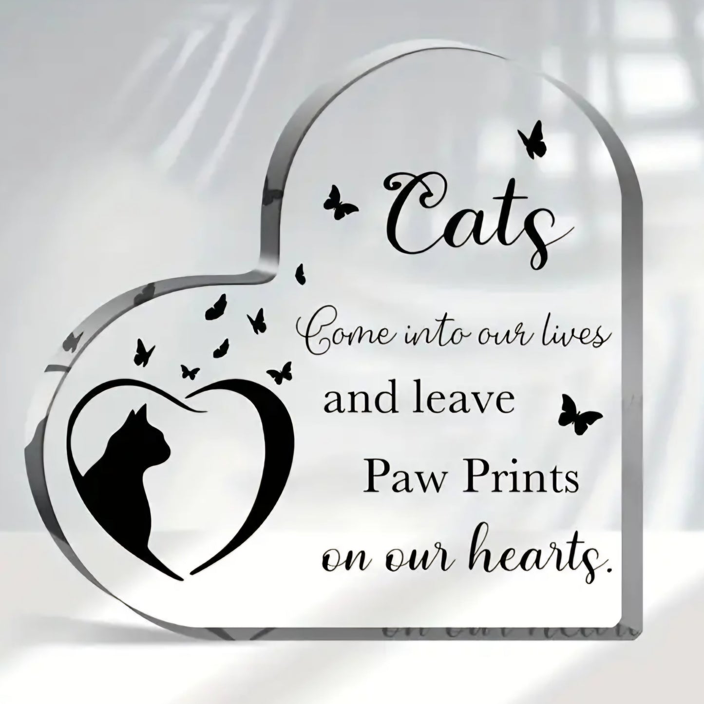 Herdenkingsbeeld voor kat- Herdenkings artikel - In memoriam - In liefdevolle herinnering - Aandenken aan Huisdier - Memorial Beeld- Memorial cadeau - Beeld voor verlies kat
