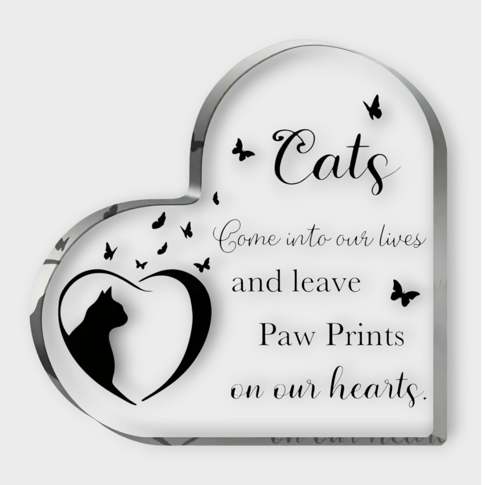 Herdenkingsbeeld voor kat - Herdenkings artikel - In memoriam - In liefdevolle herinnering - Aandenken aan Kat - Memorial Beeld- Memorial cadeau - Beeld voor verlies kat
