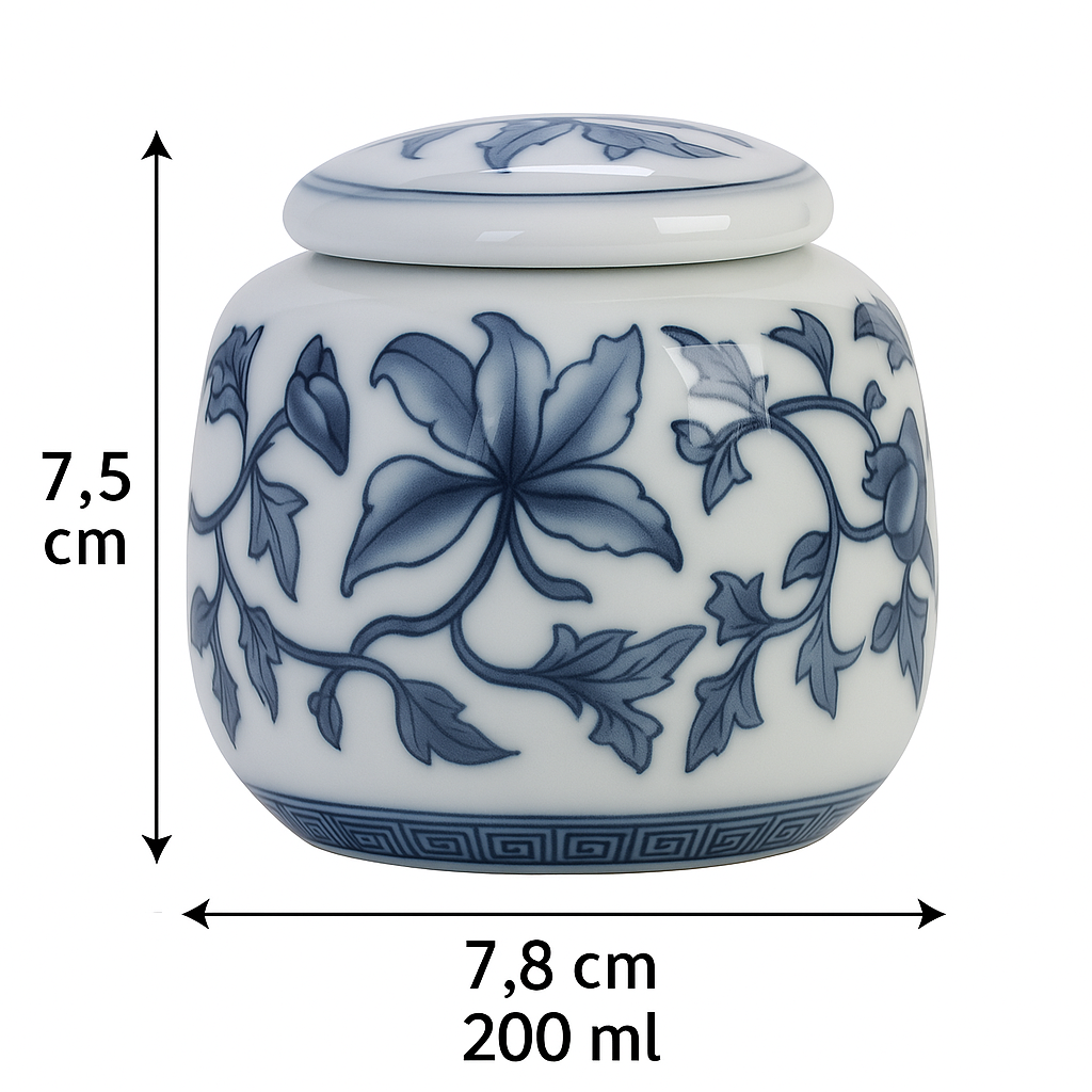 Mini Urn voor Huisdier - Delfts Blauw– Een liefdevolle herinnering aan jouw huisdier - Mini urn voor hond of kat - Urn - In memoriam - Urn kat - Urn hond - Huisdier Urn
