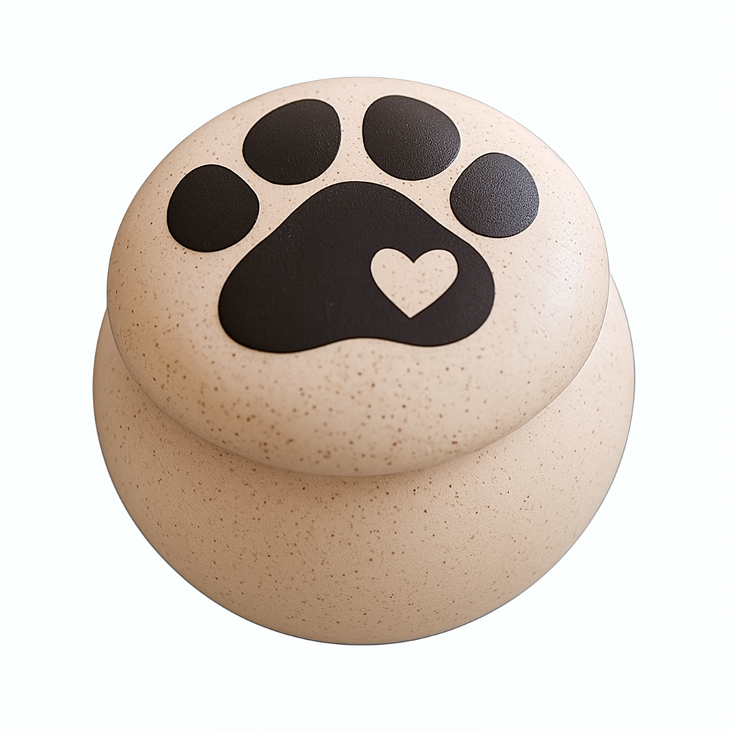 Honden urn - Katten urn - Zandstenen Mini Urn - Mini urn - 4.5 x H 3 cm - bewaren gedeelte as of plukjes haar - urn voor kat - urn voor hond - huisdieren mini urn
