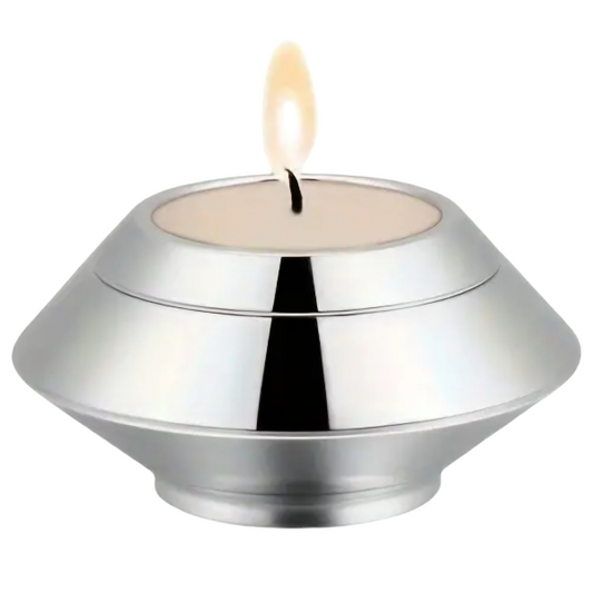 Mini Urn - Zilver -  Waxinelichthouder