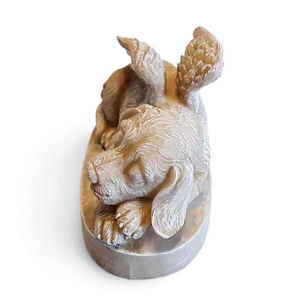 Urn Slapend Hondje - Beige - 1200 ML