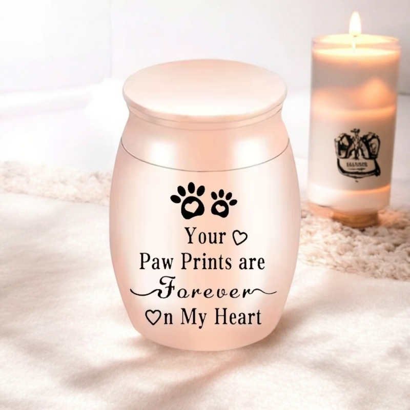 Mini Urn - Rosè kleur - H 4 cm
