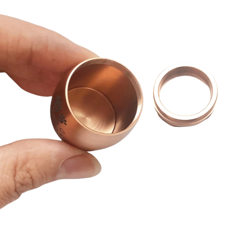 Mini Urn - Zilver kleur - H 4 cm