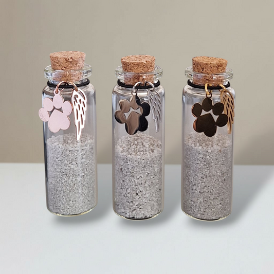 Memorial Flesje - Goud, Zilver en Rosè Goud