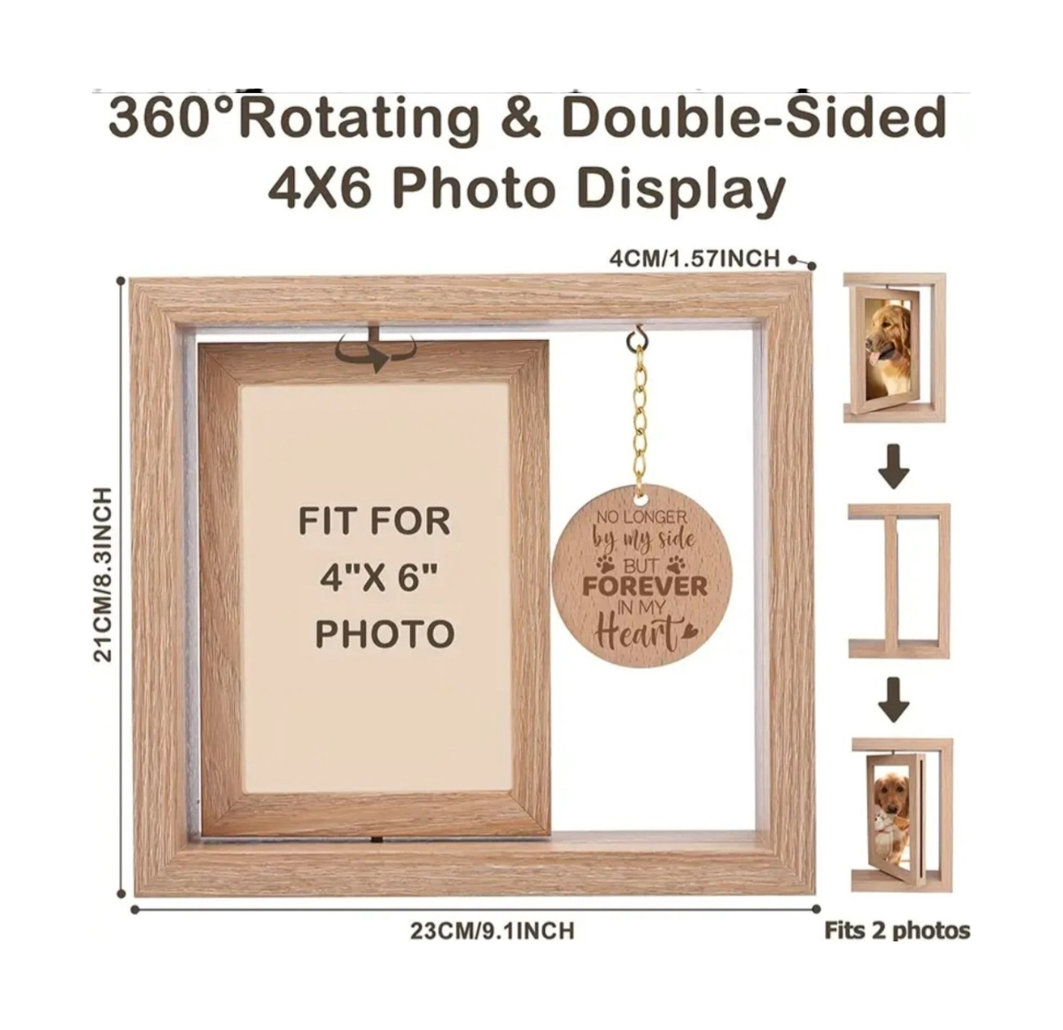 Herdenkingsfotolijst met Asbuisje