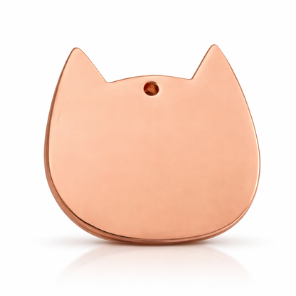 Memorial flesje - Kat – Gegraveerde hanger