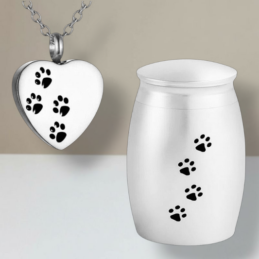 Herdenkingsset: Mini-urn en Ashanger