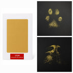 Inktloze poot- of neusafdruk printkit - goud