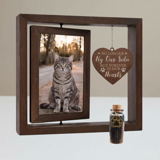 Herdenkingsfotolijst met Asbuisje - Kat