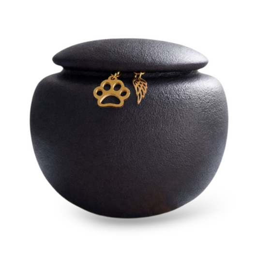 Urn - 250 ML -Zwart - Met Hangertjes