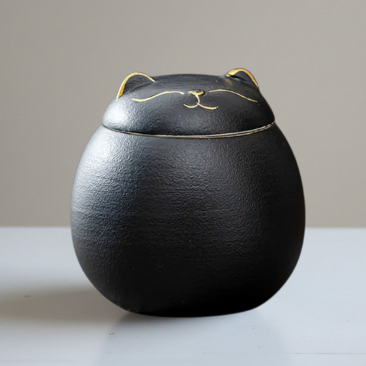 Mini Urn Kat - 125 ML - Zwart