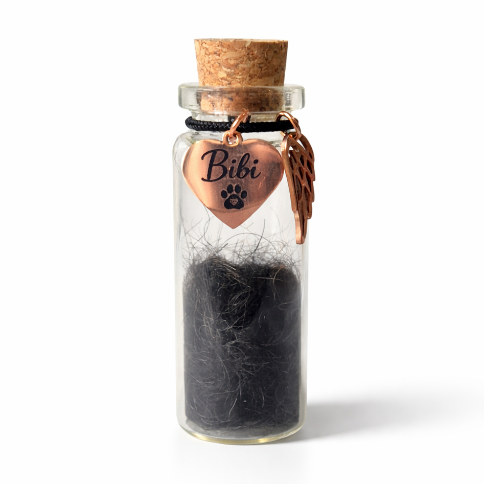 Memorial Flesje - Hanger met naam