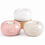 Urn rond met waxinelichthouder - 800 ML