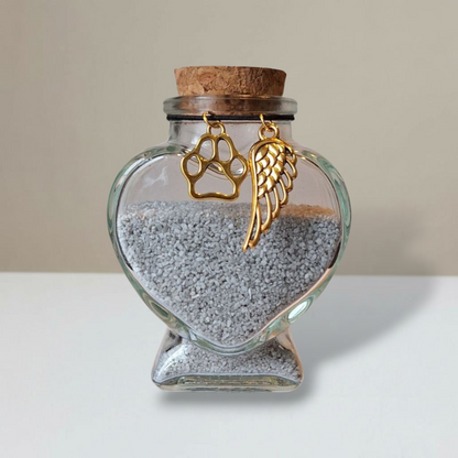 Memorial bottle - Pawprint