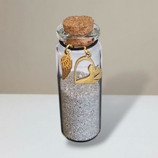 Memorial Flesje - Hond - Goud