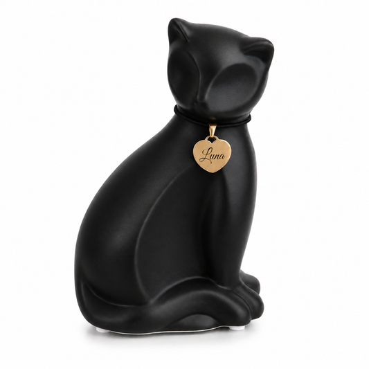 Urn Kat - Gegraveerde hanger met naam - 300 ML
