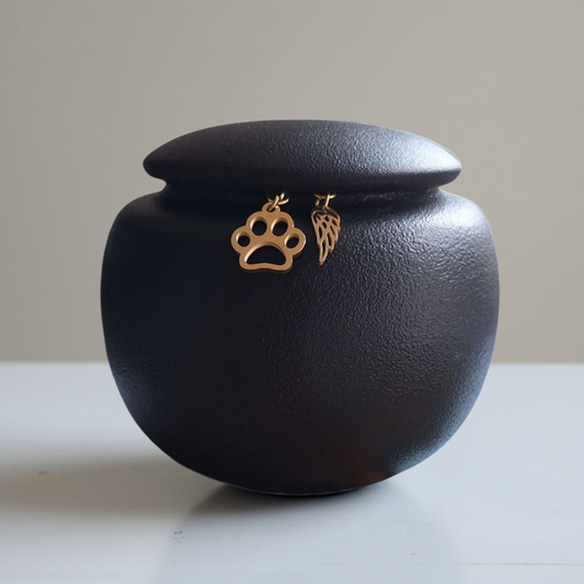 Urn - 350 ML -Zwart - Met Hangertjes