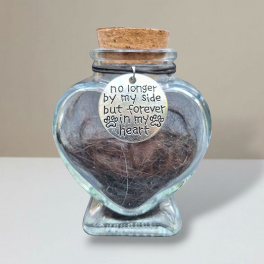 Memorial Flesje - Keuze uit 2 hangers met tekst