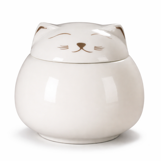 witte katten mini urn