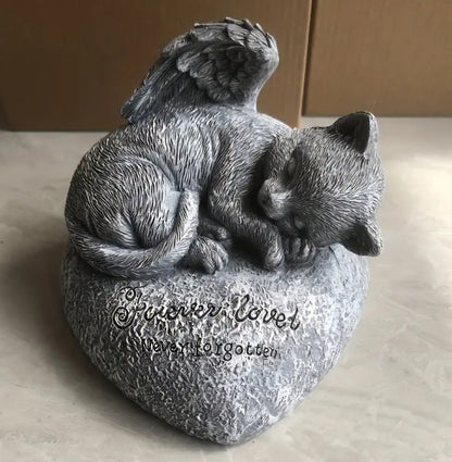 Herdenkingsbeeld voor kat