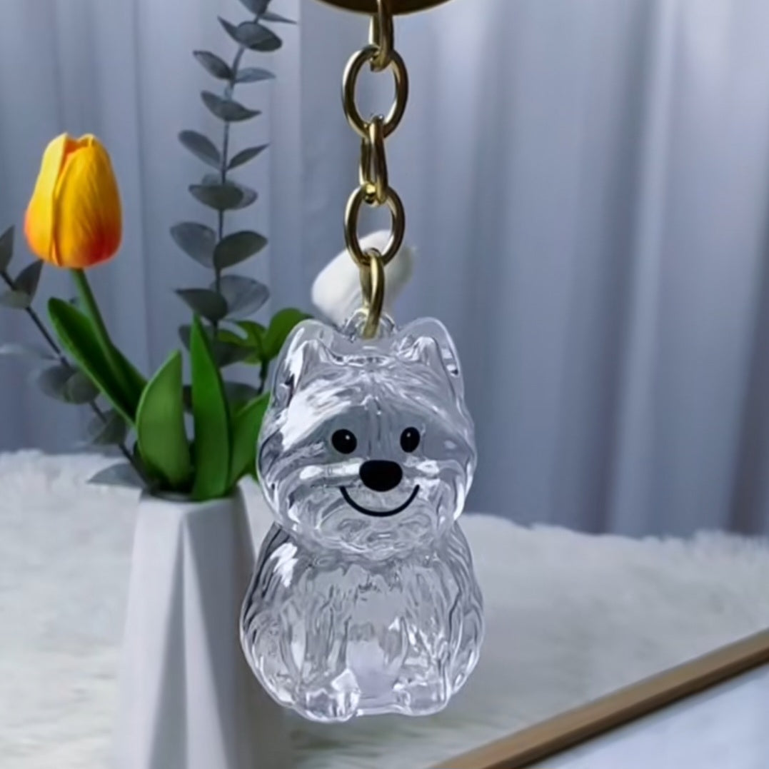 Gedenksleutelhanger Hond – Voor plukje vacht of een kleine hoeveelheid as - Aandenken Huisdier - Herinneringssleutelhanger Hond – Gedenkhanger Hond – Stevig Kunststof – Voor Vacht, As of Aandenken Hond
