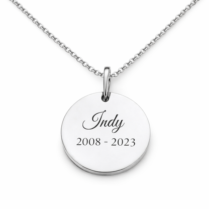 Hanger met gravure - 2.5 cm