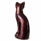 Kattenurn zittende kat - Bruin/Rood – 400 ml