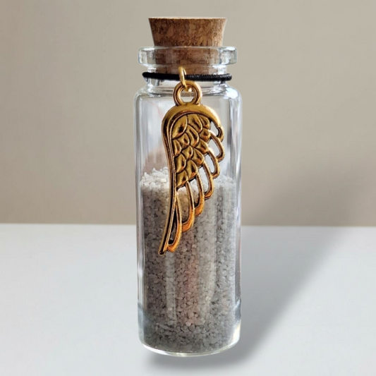 Memorial Flesje - Goud - Engelvleugel