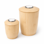 Bamboe urn met waxinelichthouder – 1500 ml
