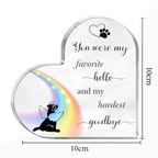 Herdenkingsbeeld - Hond - Favorite hello