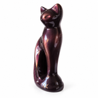 Kattenurn zittende kat - Bruin/Rood – 400 ml