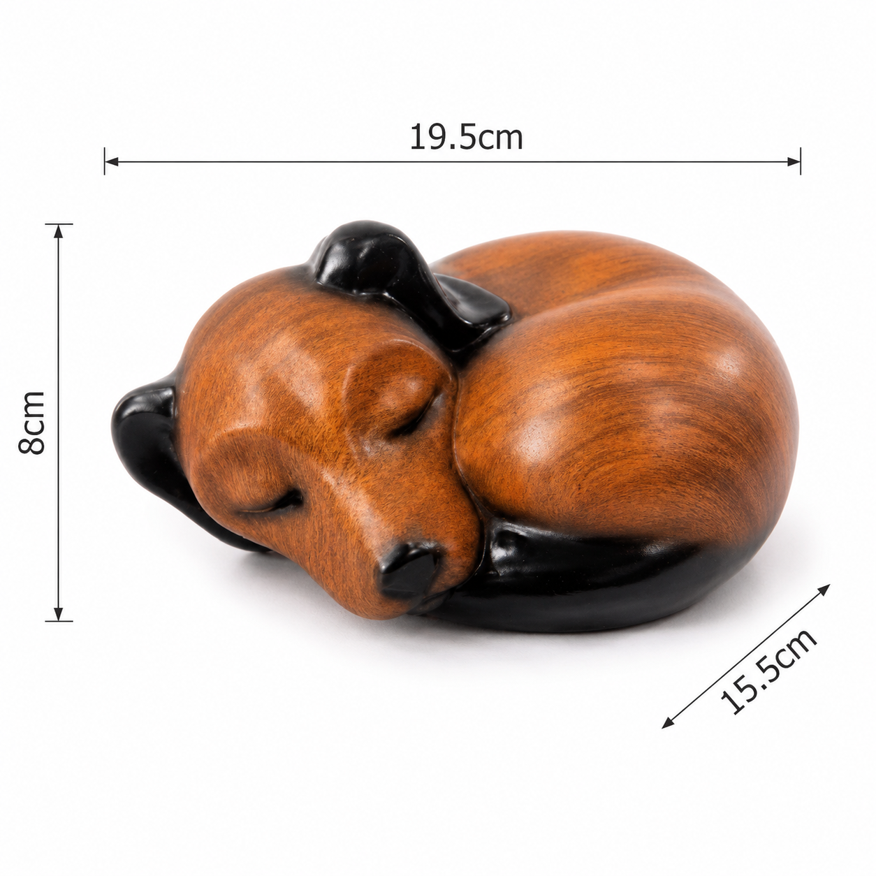 Urn hond - Houtlook - 1000 ML
