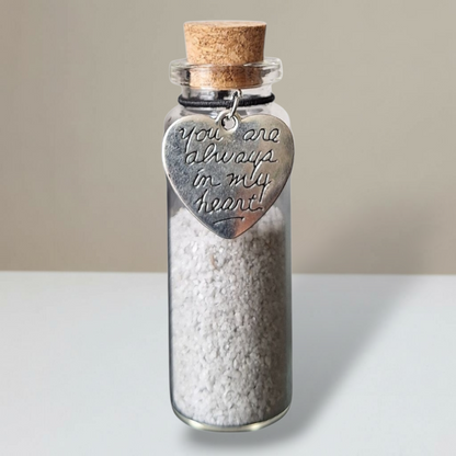Memorial bottle - Silver - You are always in my heart 