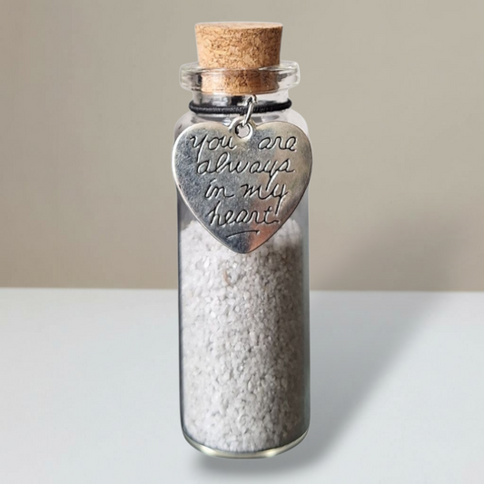 Memorial bottle - Silver - You are always in my heart 